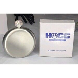 Hogg Stainless Steel Diamond Flask 8 oz